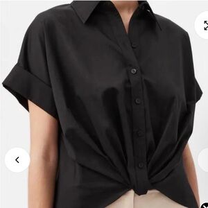 Trina Turk Black Coty Top